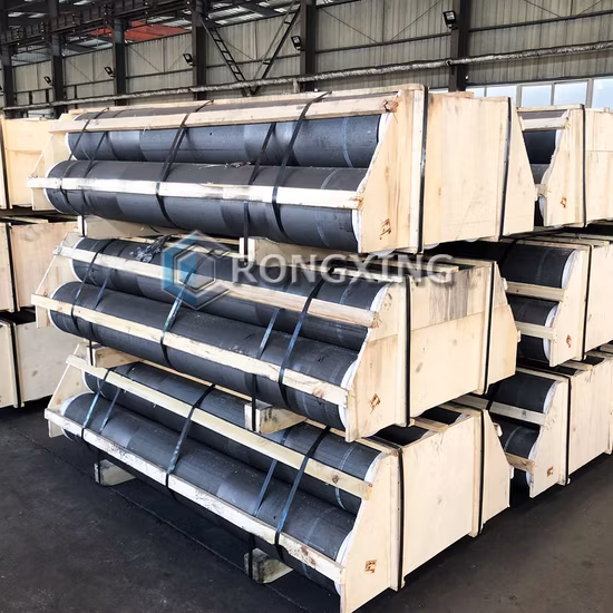 Électrode en graphite RP HP UHP 400mm 450mm 500mm 550mm 600mm pour la sidérurgie