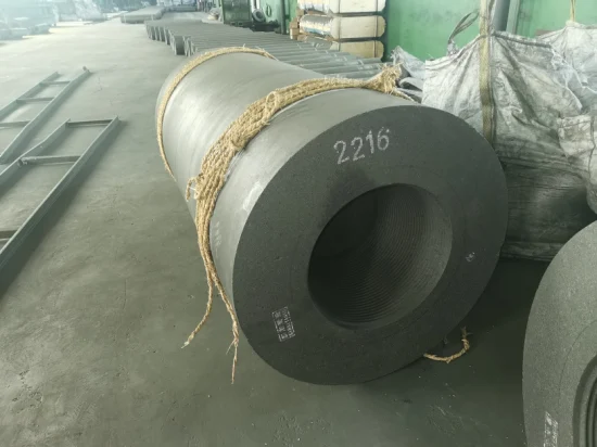 Dia 600mm L 1800mm électrode en graphite RP pour l'usine d'acier